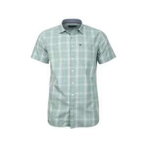 Twills Men's Casual Shirt Short Sleeve-9021, XX-Large