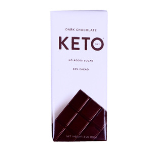 Keto Dark Chocolate 60% Cacao No Added Sugar 85g