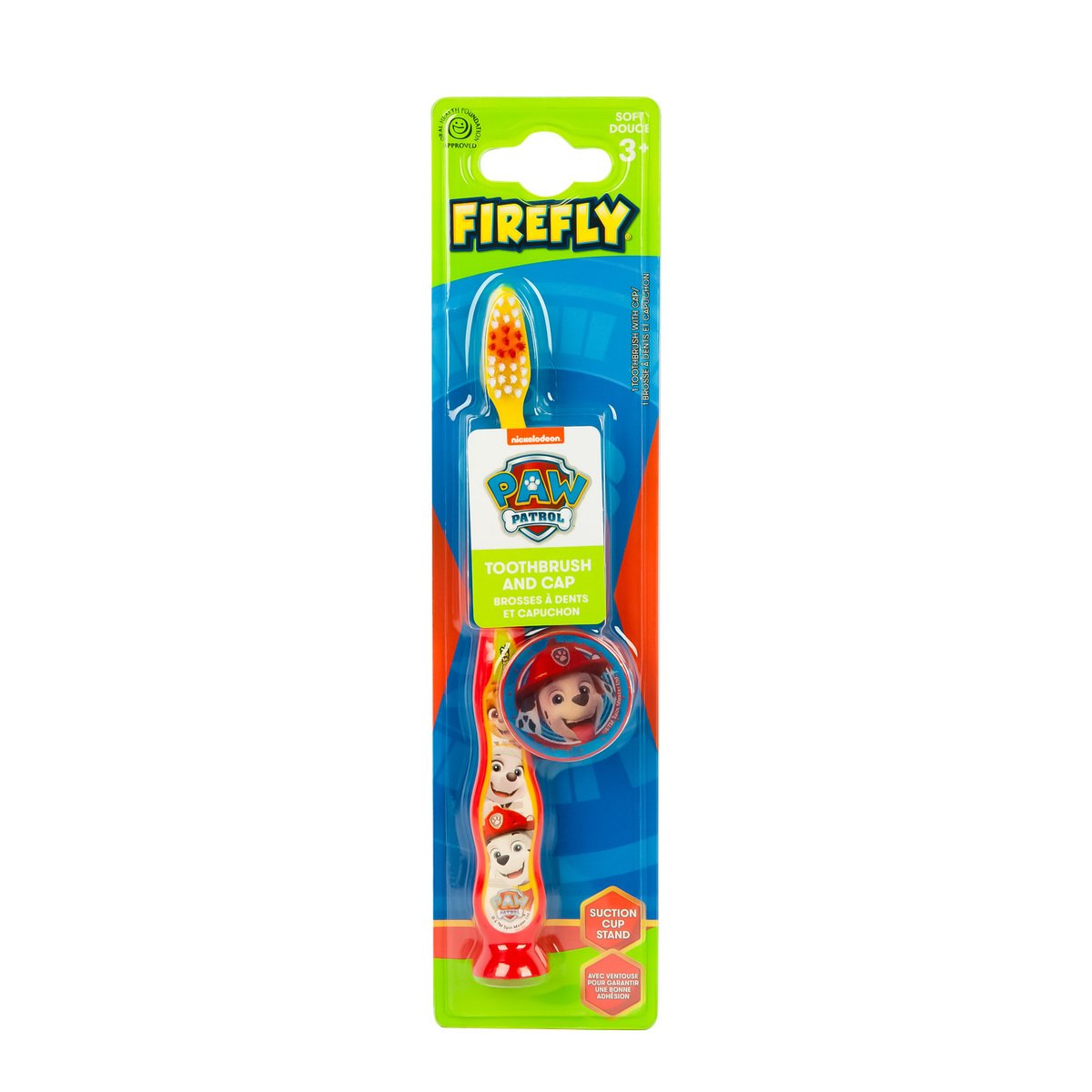 Firefly Paw Patrol Toothbrush with Cap Soft 1 pc