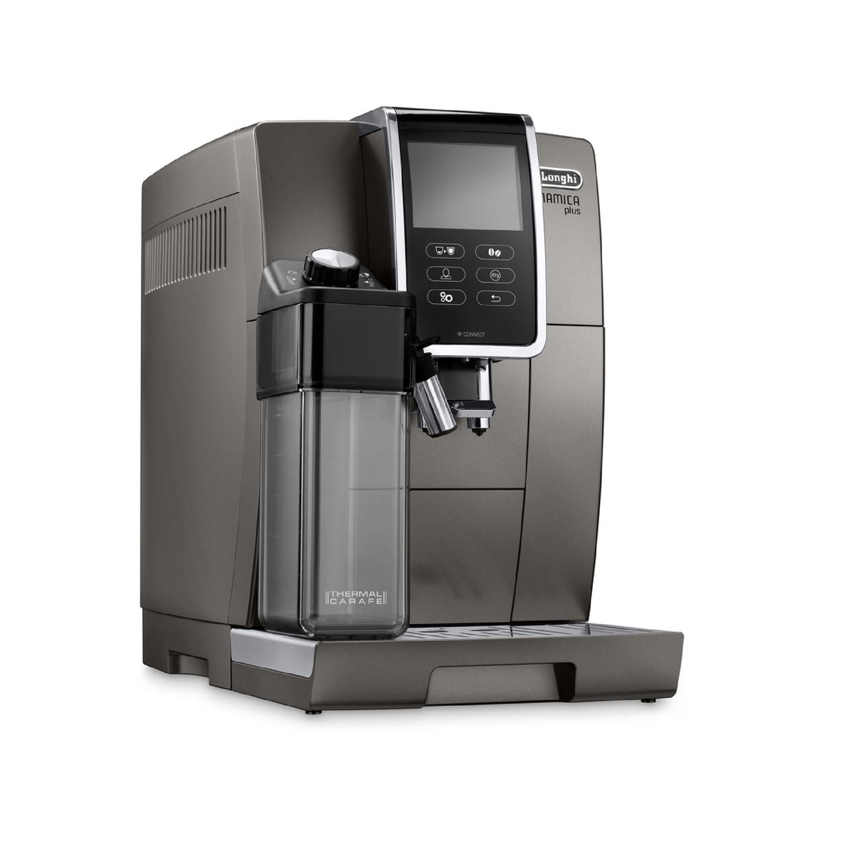 De'Longhi Dinamica Plus Fully Automatic Espresso Machine - Titanium