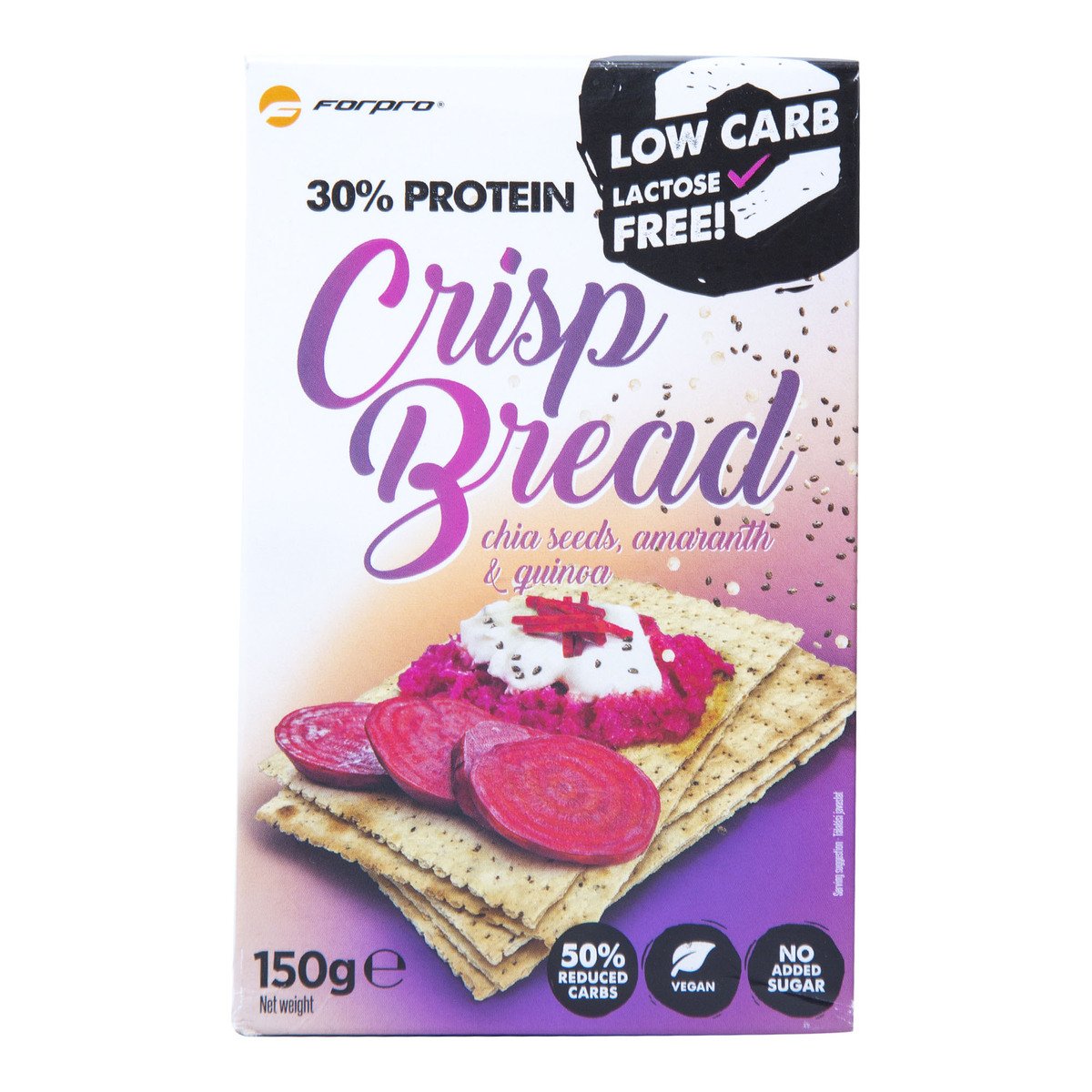Forpro Crisp Bread Chia Seeds, Amaranth & Quinoa 150g