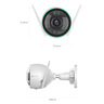 إزفيز كاميرا مراقبةسمارت يتوفر بها خاصية الواي فاي ، كاميرا IP ( 2.8 مم ) ، CS-C3N-A0-3G2WFL1