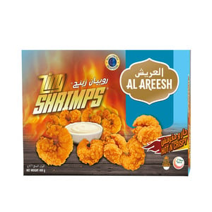 Buy Al Areesh Zing Shrimps 400 g Online at Best Price | Zingers | Lulu UAE in UAE