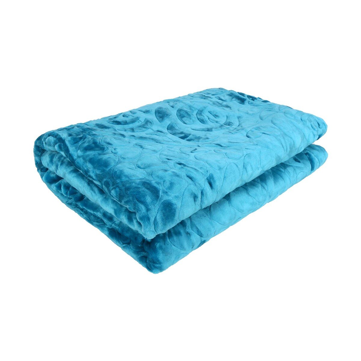 Euro Embossed Blanket Double 200x240cm Solid Assorted Color