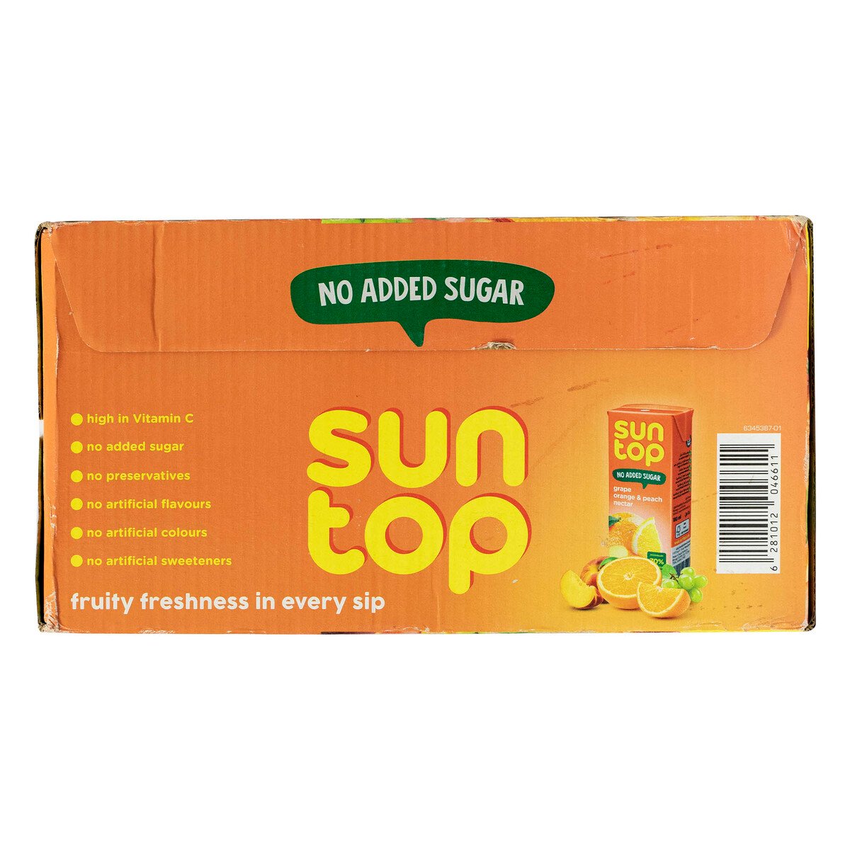 Suntop Grape Orange & Peach Nectar No Added Sugar 18 x 180 ml