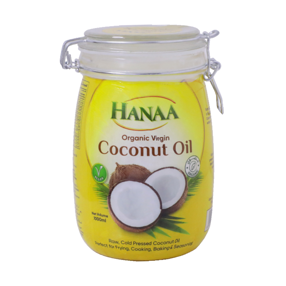 Hanaa Organic Virgin Coconut Oil 1Litre