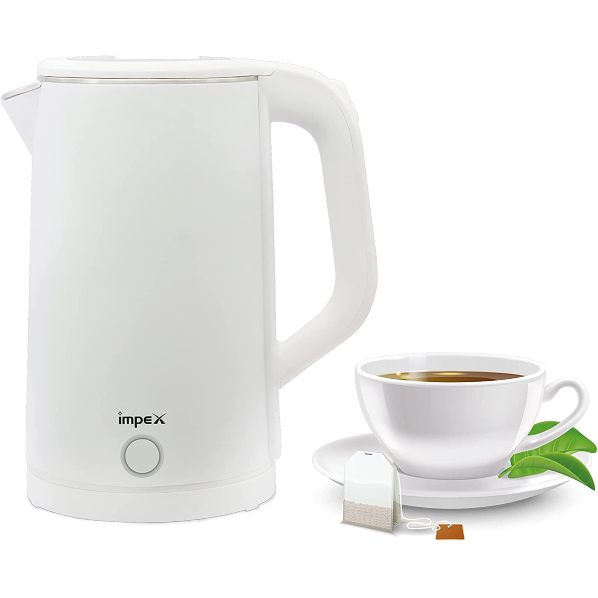Impex Double Layer Kettle Steamer 2002 2Ltr White