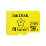 SanDisk Nintendo Licensed microSDXC UHS-I 256GB (Yellow) 100MB/s [SDSQXAO-256G-GN3ZN]