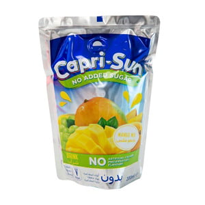 اشتري قم بشراء Capri Sun Juice Mango Mix 200 ml Online at Best Price من الموقع - من لولو هايبر ماركت Fruit Drink Tetra في الامارات