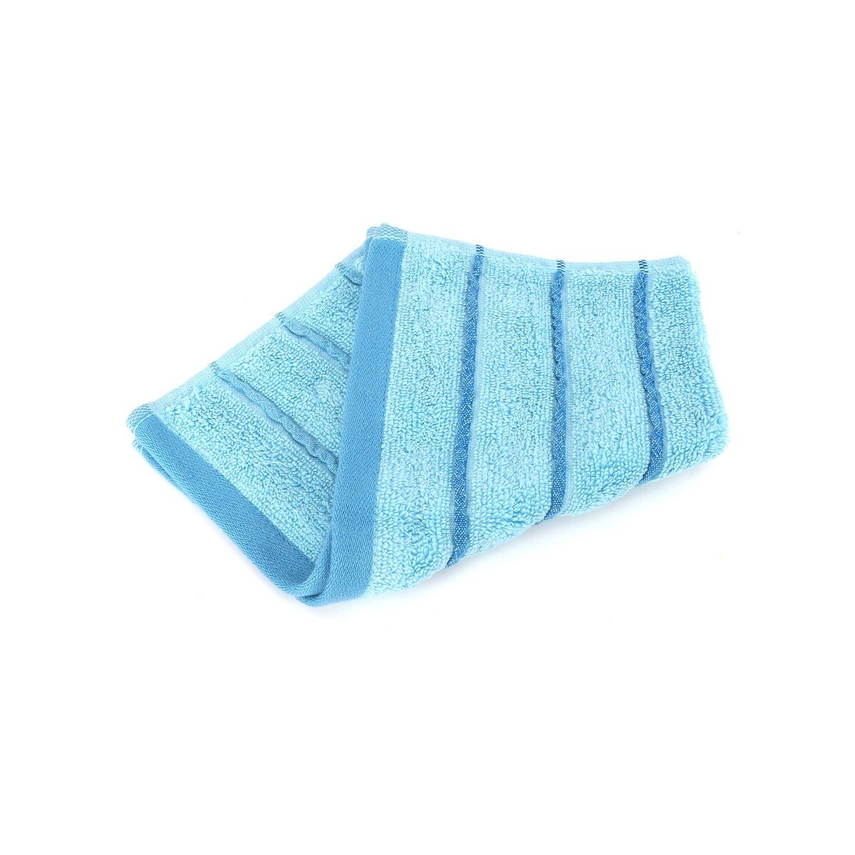 Maple Leaf Cotton Face Towel 33x33cm Blue