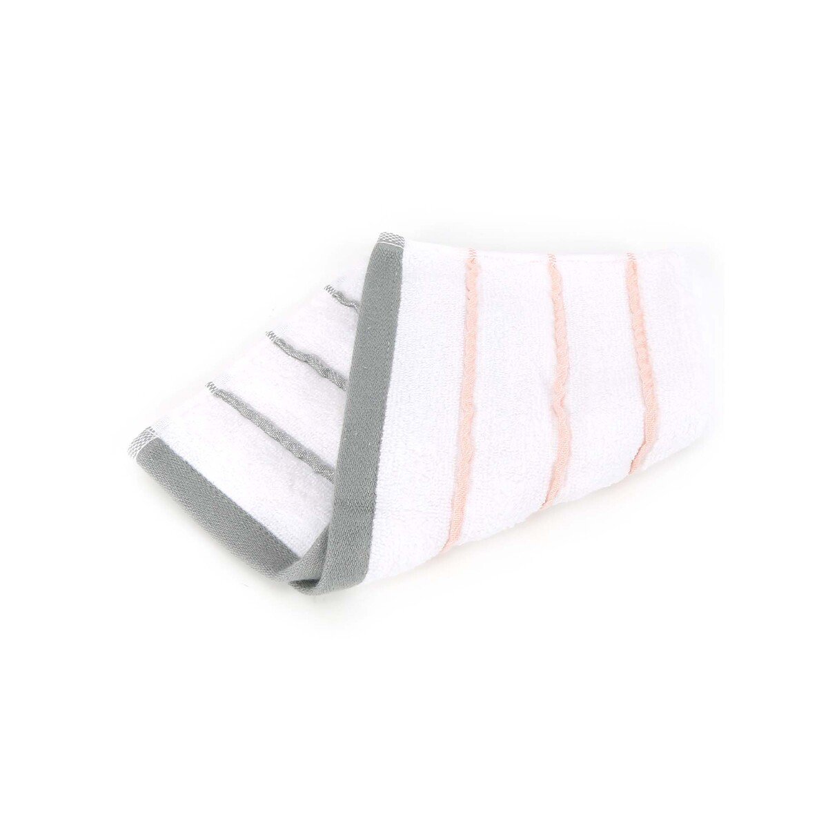 Maple Leaf Cotton Face Towel 33x33cm White