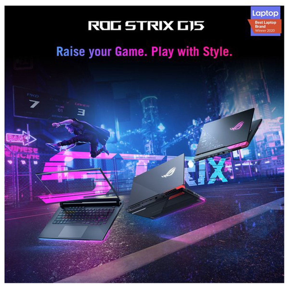ASUS ROG Strix G513IH-HN026T,AMD Ryzen 7,16GB RAM,1TB SSD,4GB VRAM,15.6" FHD, Windows 10,English/Arabic Keyboard