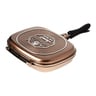 Saif Non-Stick Double Side Grill Pan, 36 cm, 36BR -91237