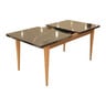 LIZBON Extendable Dining Table .Size:73.5x90x160-200 Cms (HxWxL)