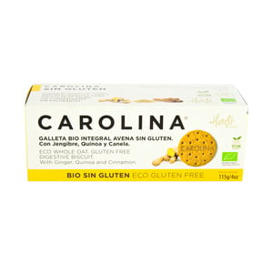 Carolina Oat Digestive Biscuit With Ginger, Quinoa And Cinnamon 115g