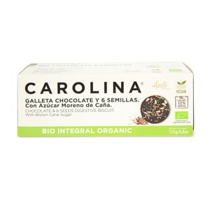 Carolina Chocolate & 6 Seeds Digestive Biscuit 135g