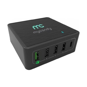 Mycandy 5 Port USB Charger Black (ACMCN2020)