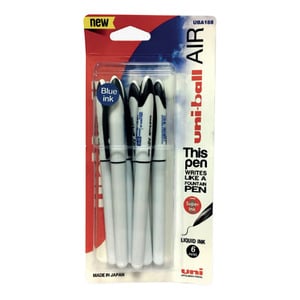 Uniball Air Micro Fine Rollerball Pen 6pcs Set 188M-WE-06C