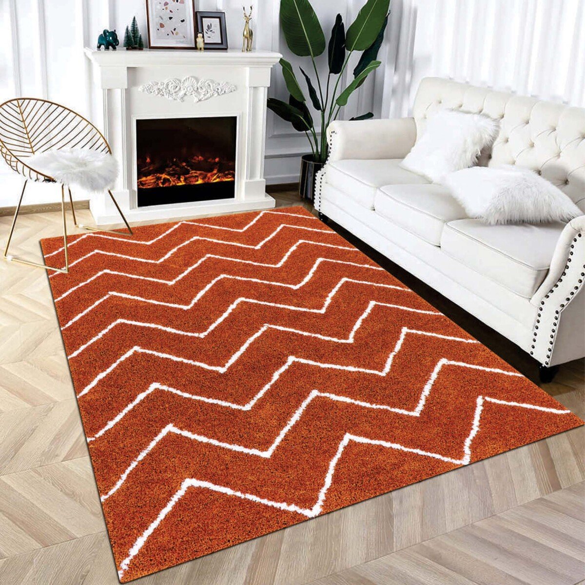 Homewell Polyester Carpet 160x230cm BHD05 Gold