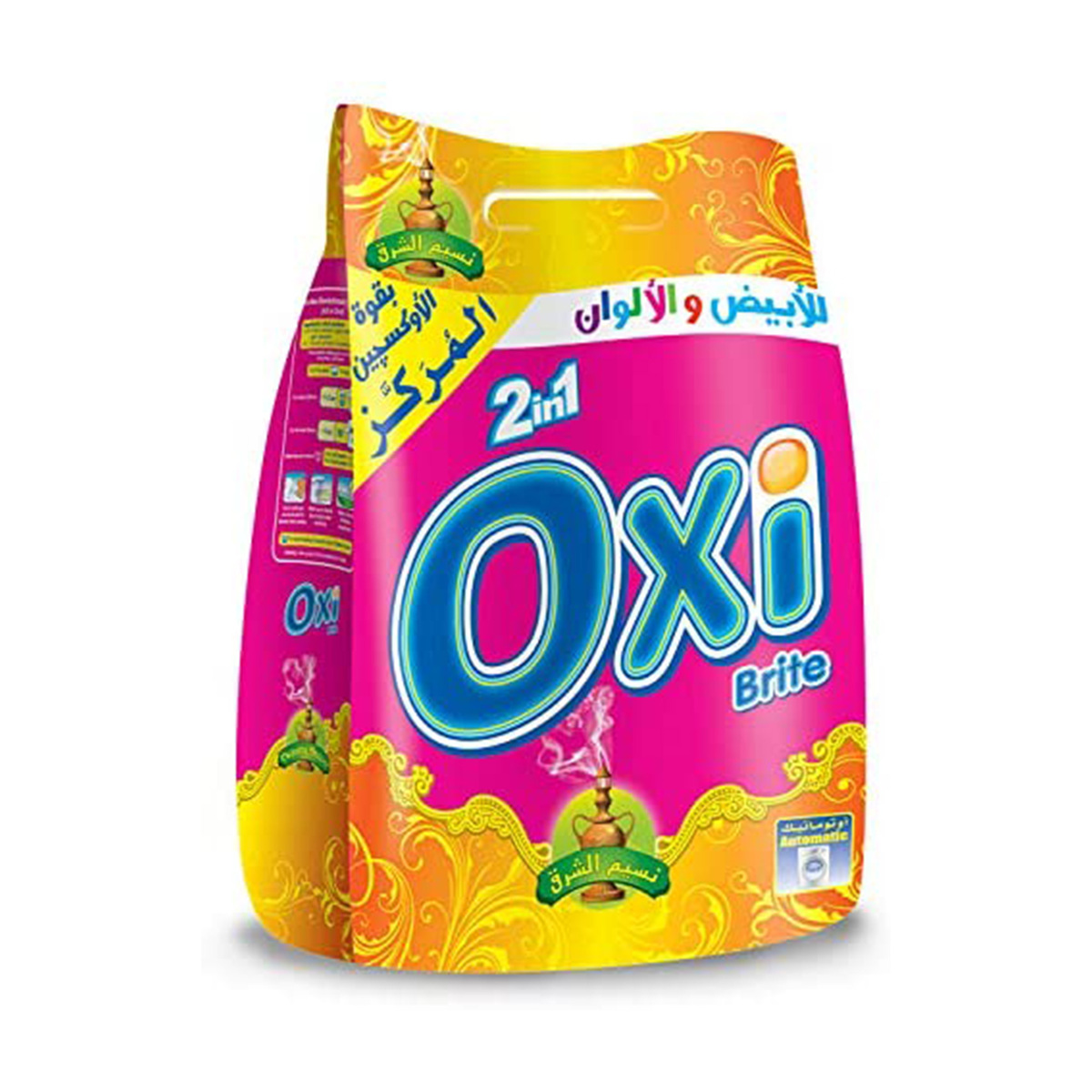 Buy Oxi Washing Powder 2in1 Front Load Oriental Breeze 8kg + 1kg Online at Best Price | Front load washing powders | Lulu Egypt in Egypt