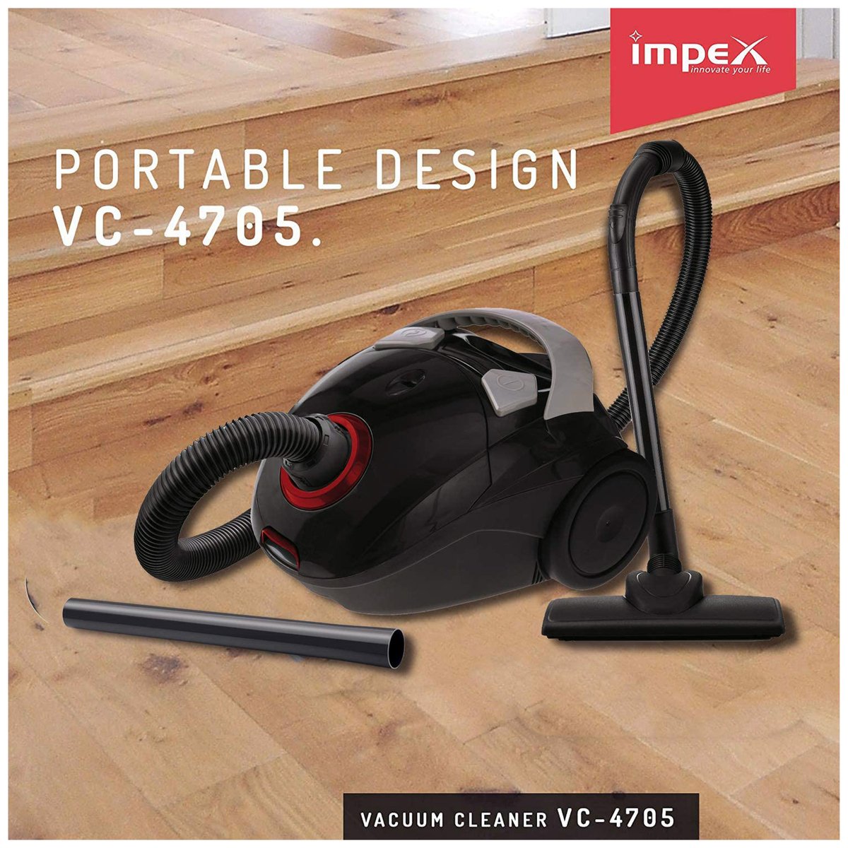 Impex Vacuum Cleaner VC-4705 1200W
