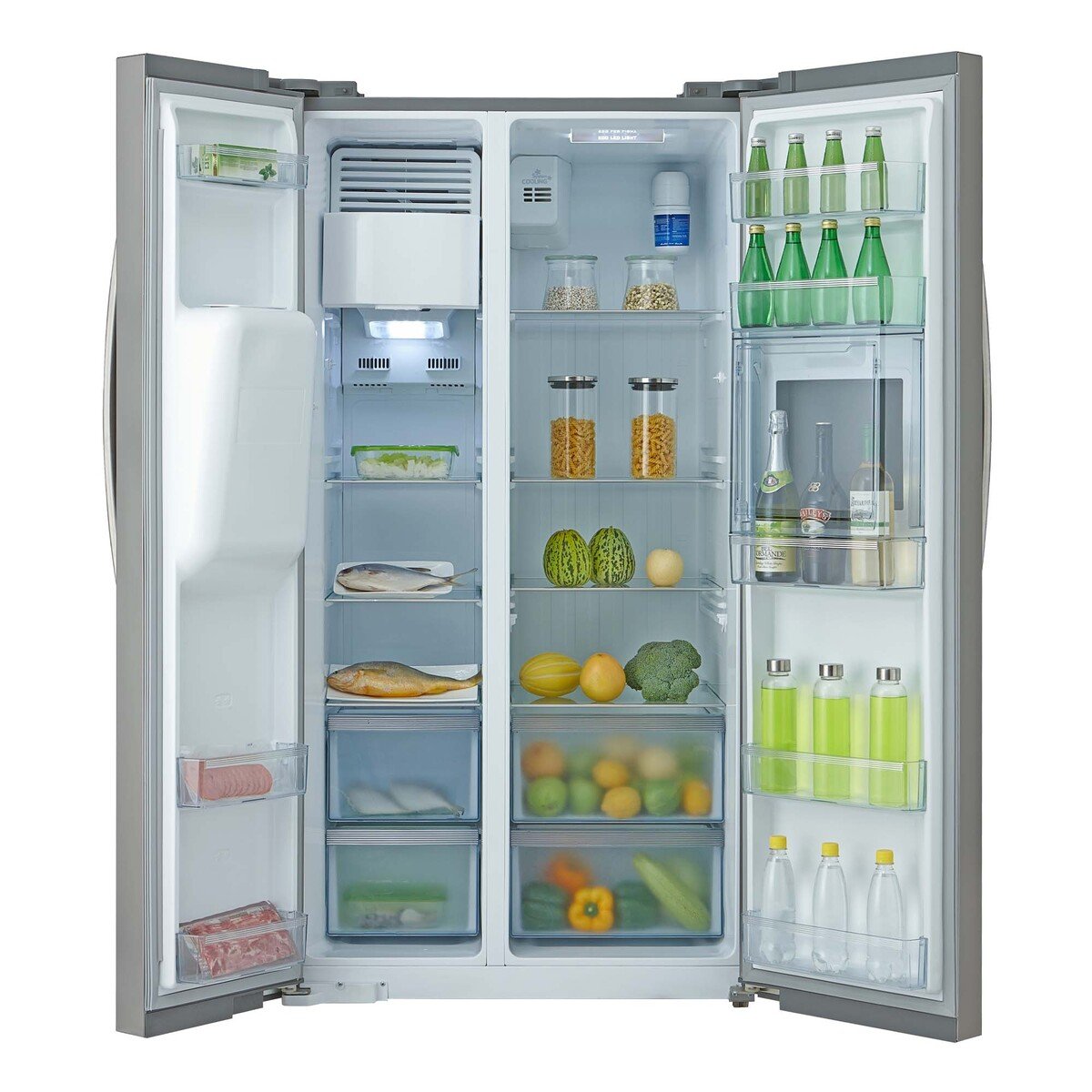 Daewoo Side by Side Refrigerator FRS-657SSI Gross 657L / Net 500LTR -Inverter