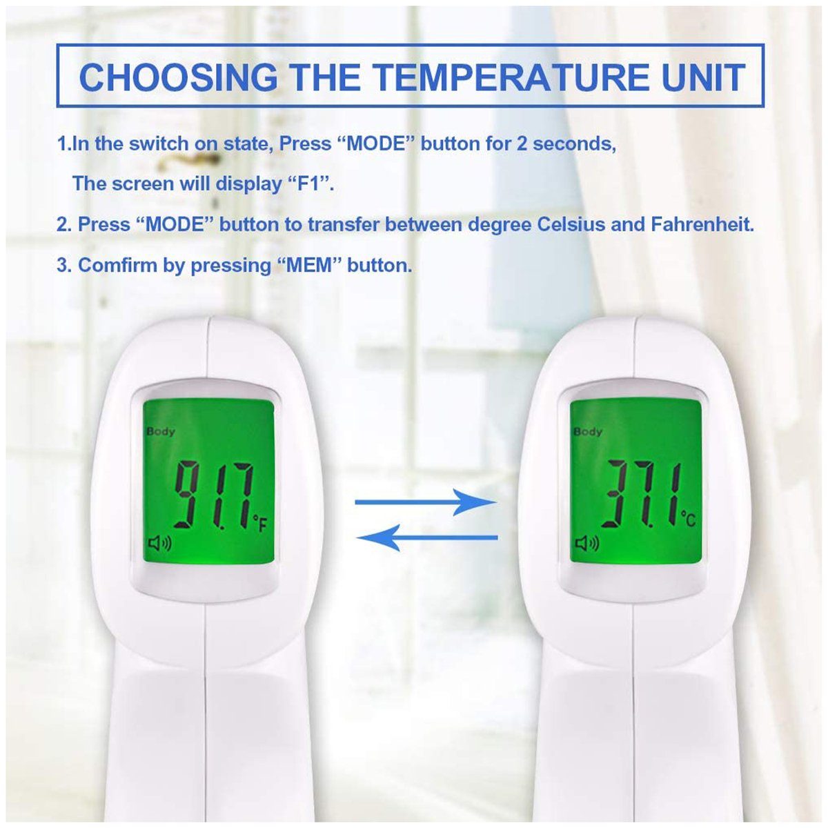Berrcom Non Contact Infrared Thermometer JXB-178