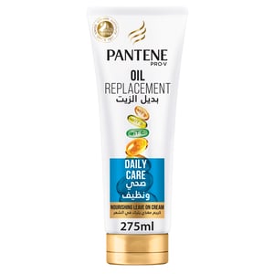 Buy Pantene Pro-V Hair Oil Replacement Leave On Cream Daily Care 275 ml Online at Best Price | Hair Creams | Lulu Egypt in Saudi Arabia