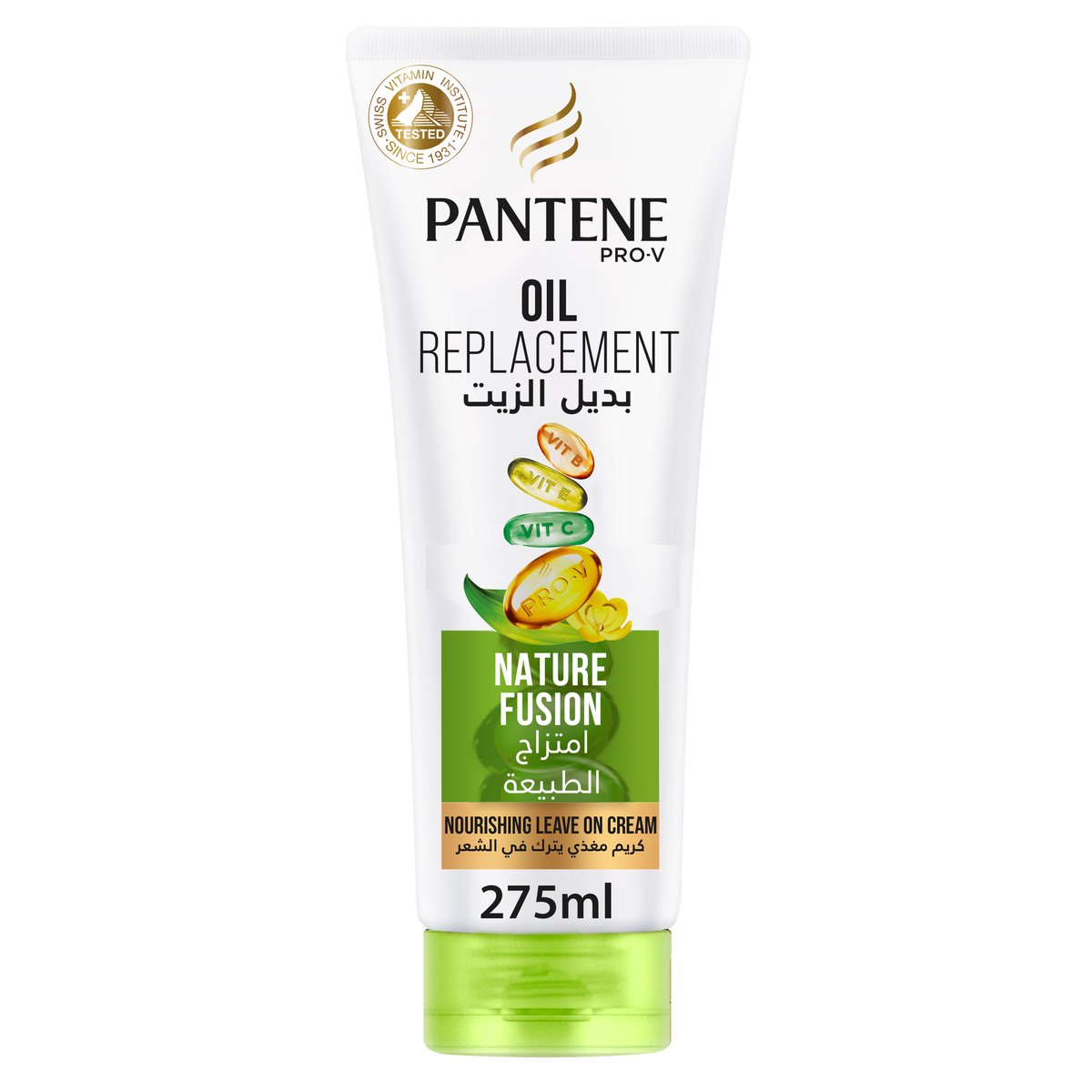 Buy Pantene Pro-V Hair Oil Replacement Leave On Cream Nature Fusion 275 ml Online at Best Price | Hair Creams | Lulu KSA in Saudi Arabia