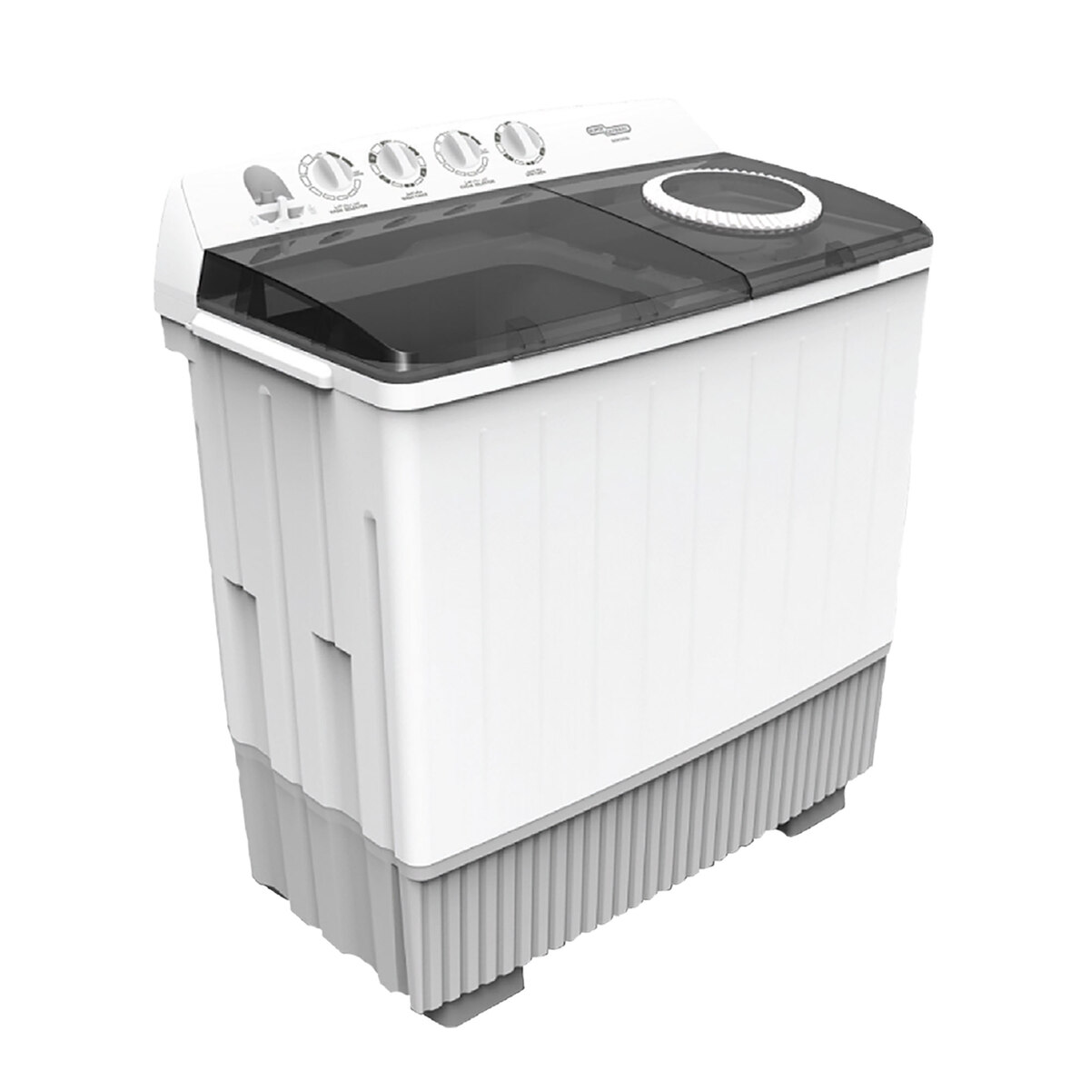 Super General Top Load Twin-Tub Semi-Automatic Washing Machine, 20 kg, White/Grey, SGW2056