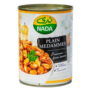 Buy Nada Plain Medammes Fava Beans 400g Online at Best Price | Canned Foul Beans | Lulu KSA in Saudi Arabia