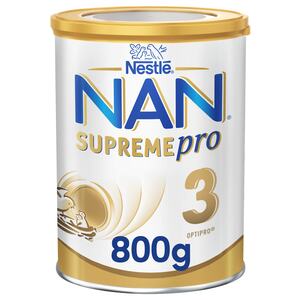 اشتري قم بشراء Nestle NAN Supreme Pro 3 Growing Up Formula From 1-3 Years 800 g Online at Best Price من الموقع - من لولو هايبر ماركت Bab.MilkPwdr&Formula في الكويت