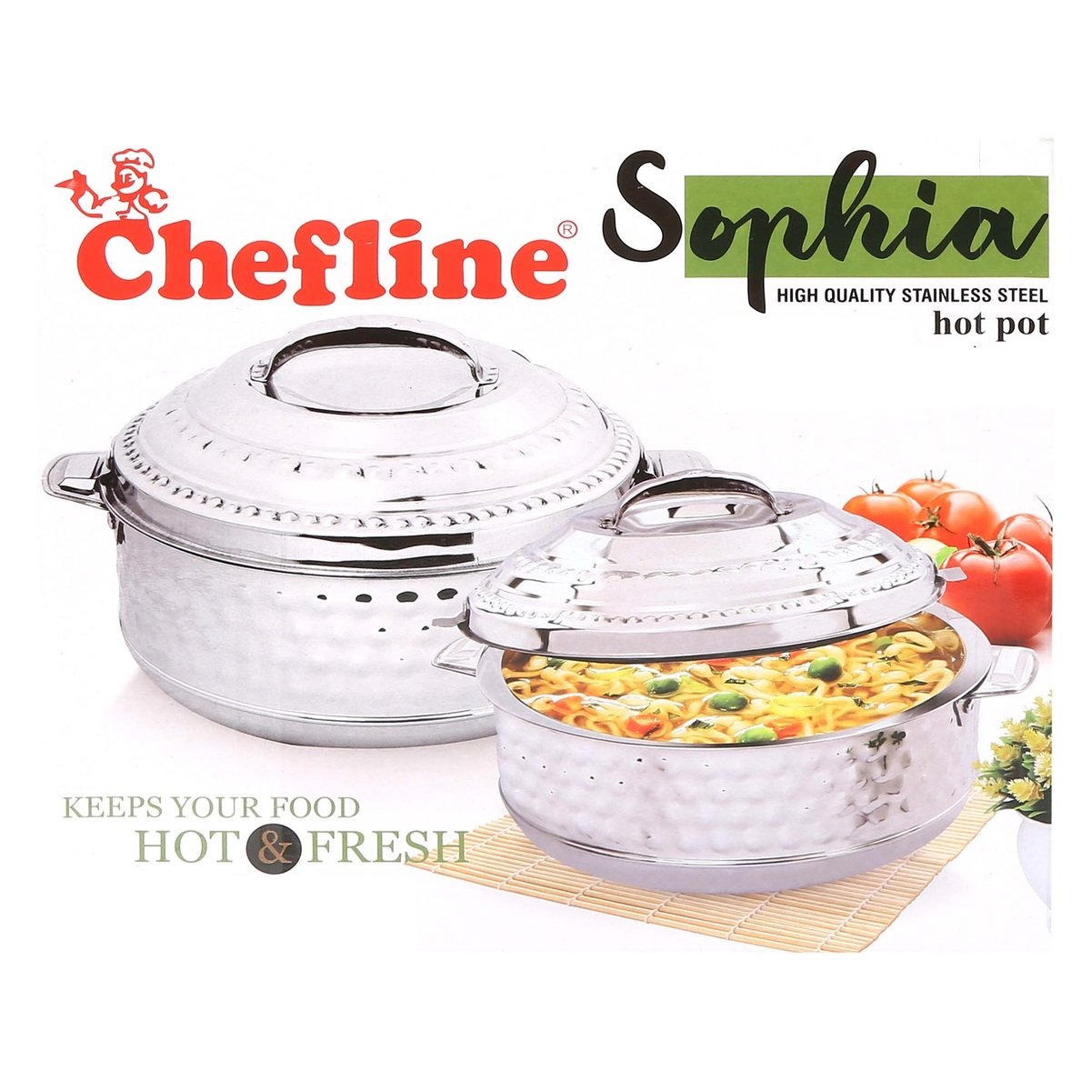 Chefline Stainless Steel Hot Pot Sophia 1500ml