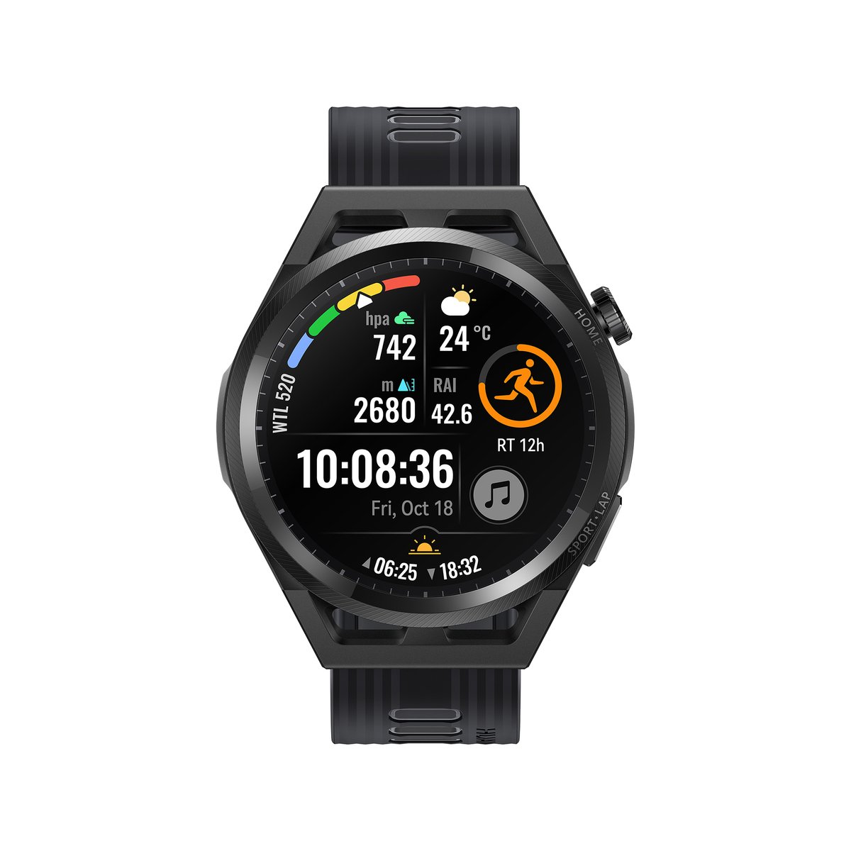 Huawei Smartwatch GT Runner ( RUNNER-B 19S) 46mm Black Durable Polymer Fiber