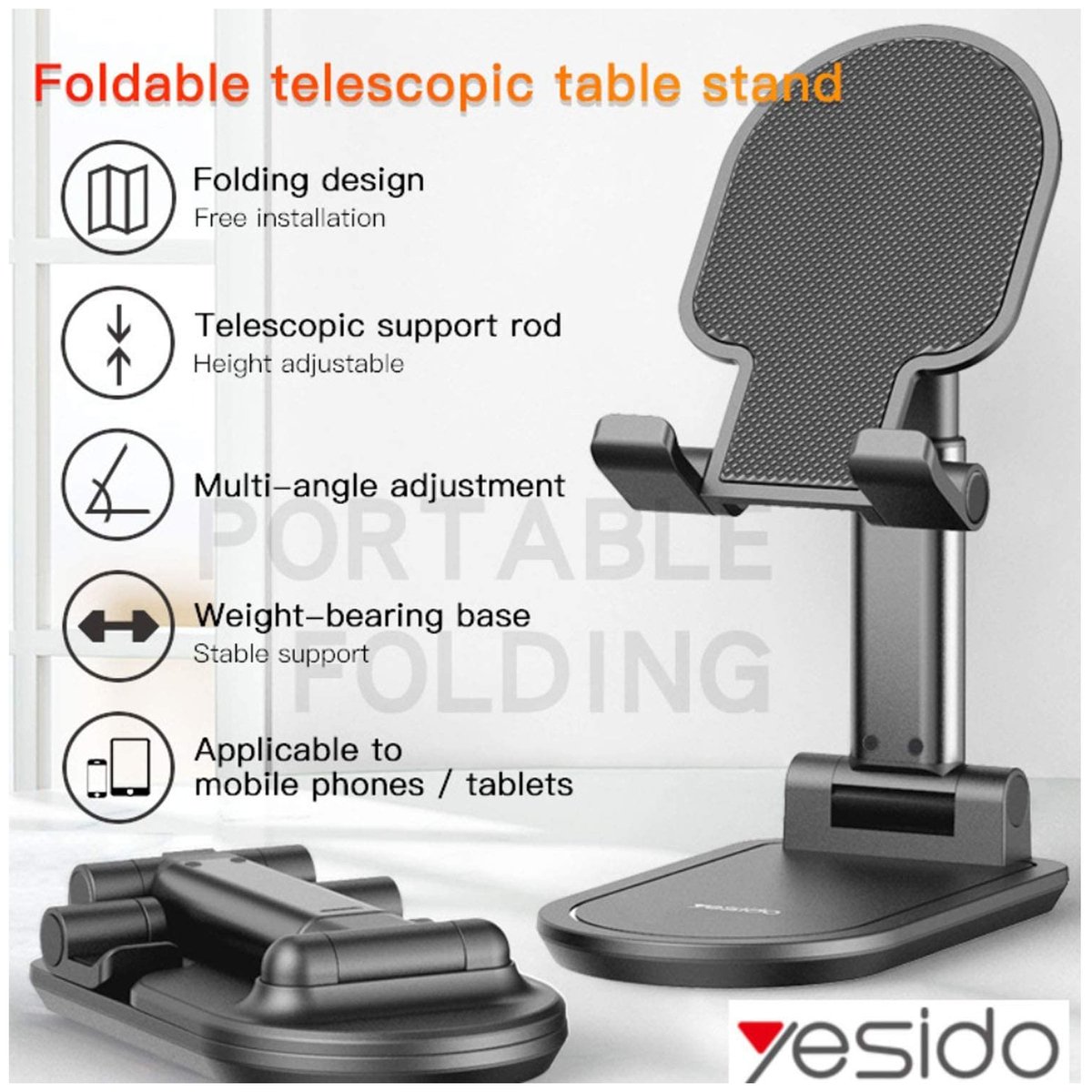 Yesido Foldable Mobile Holder C85