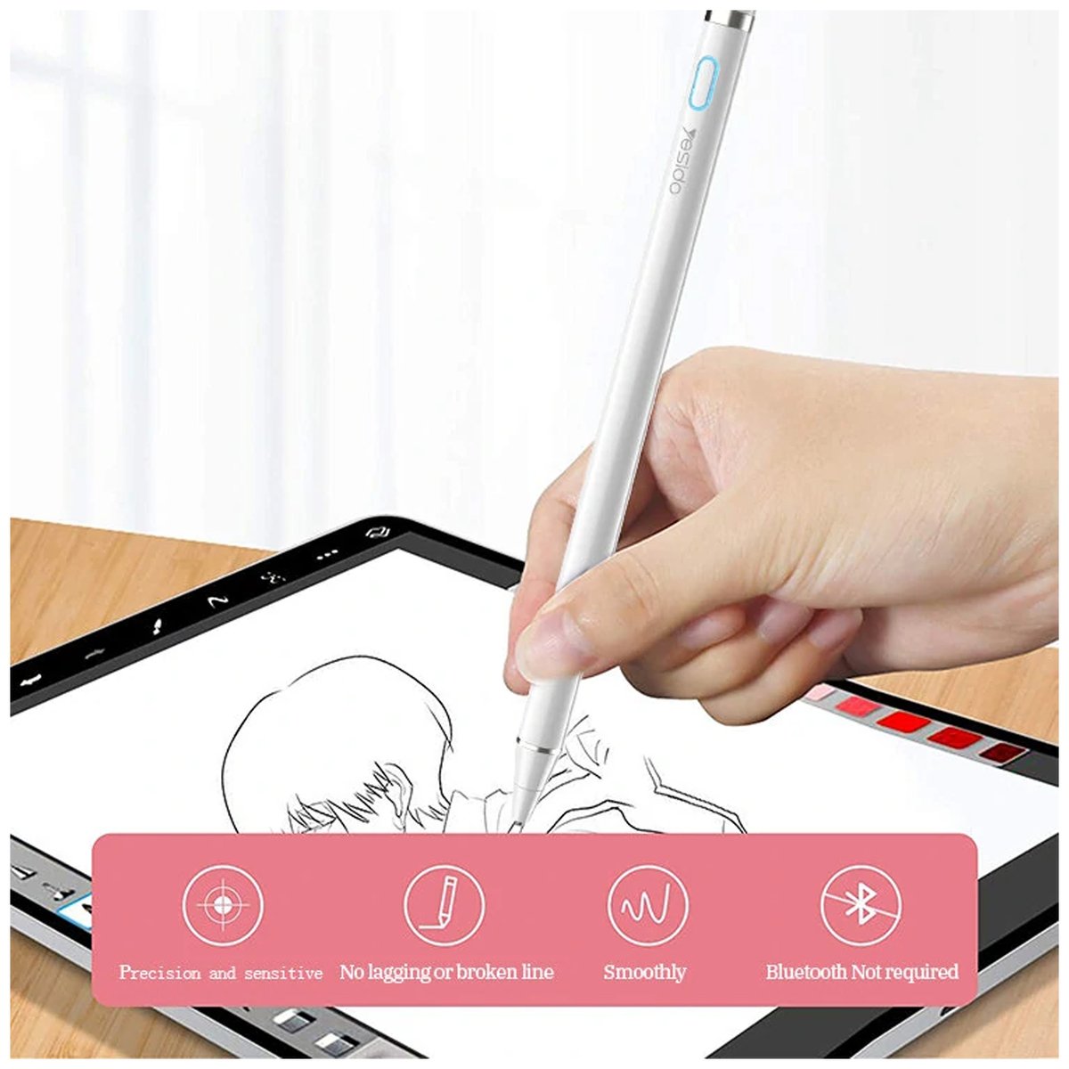 Yesido High Sensitive Active Capacity Touch Screen Stylus Pen ST05