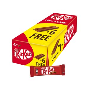 Nestle Kit Kat 2 Finger Chocolate Bars 17.7g 36+6