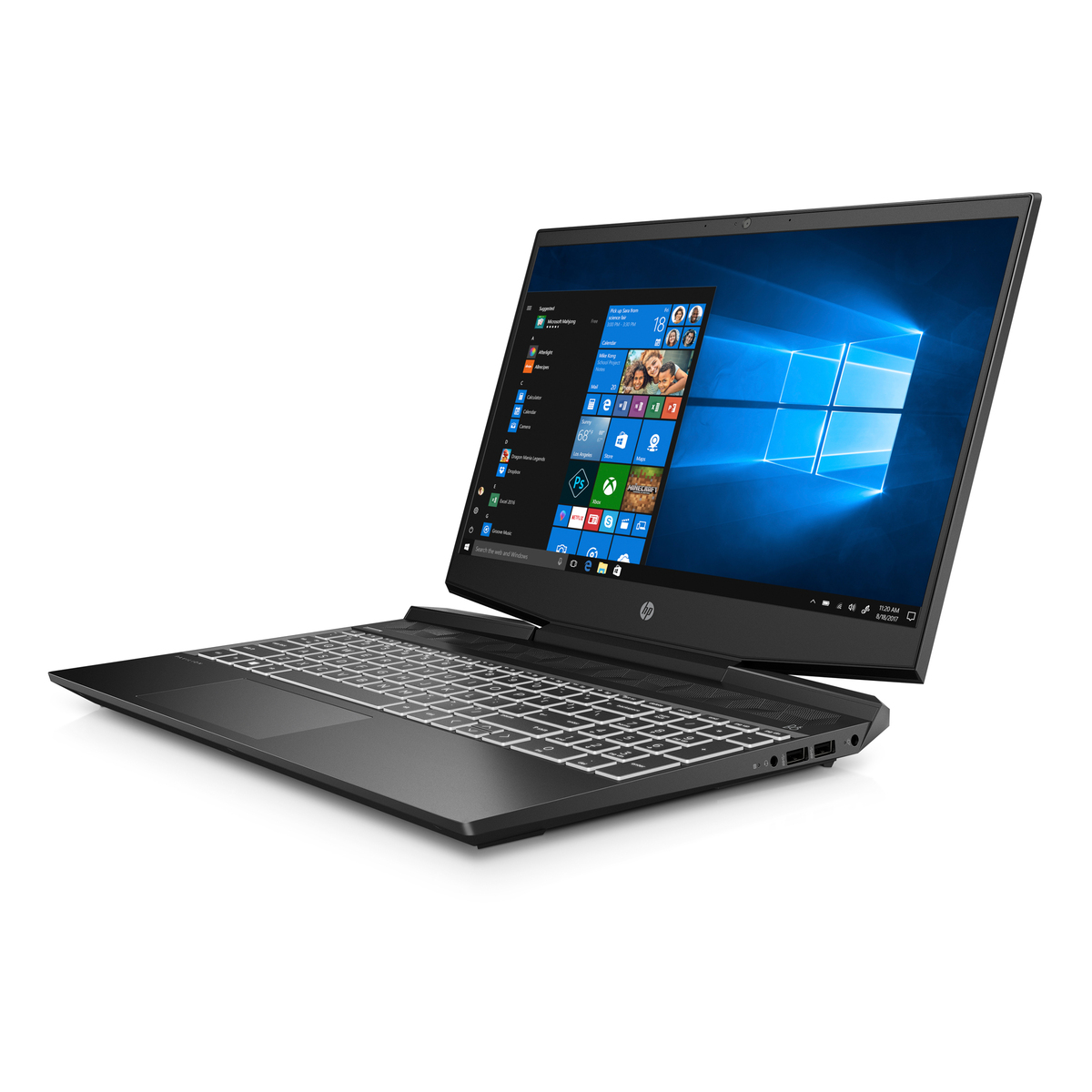 HP Pavilion Gaming Laptop 15.6" FHD, Intel® Core™ i5 processor,8GB RAM,512GB SSD,NVIDIA® GeForce® GTX 1650,Windows 10,Shadow Black, 15-DK2112NE, 600N4EA