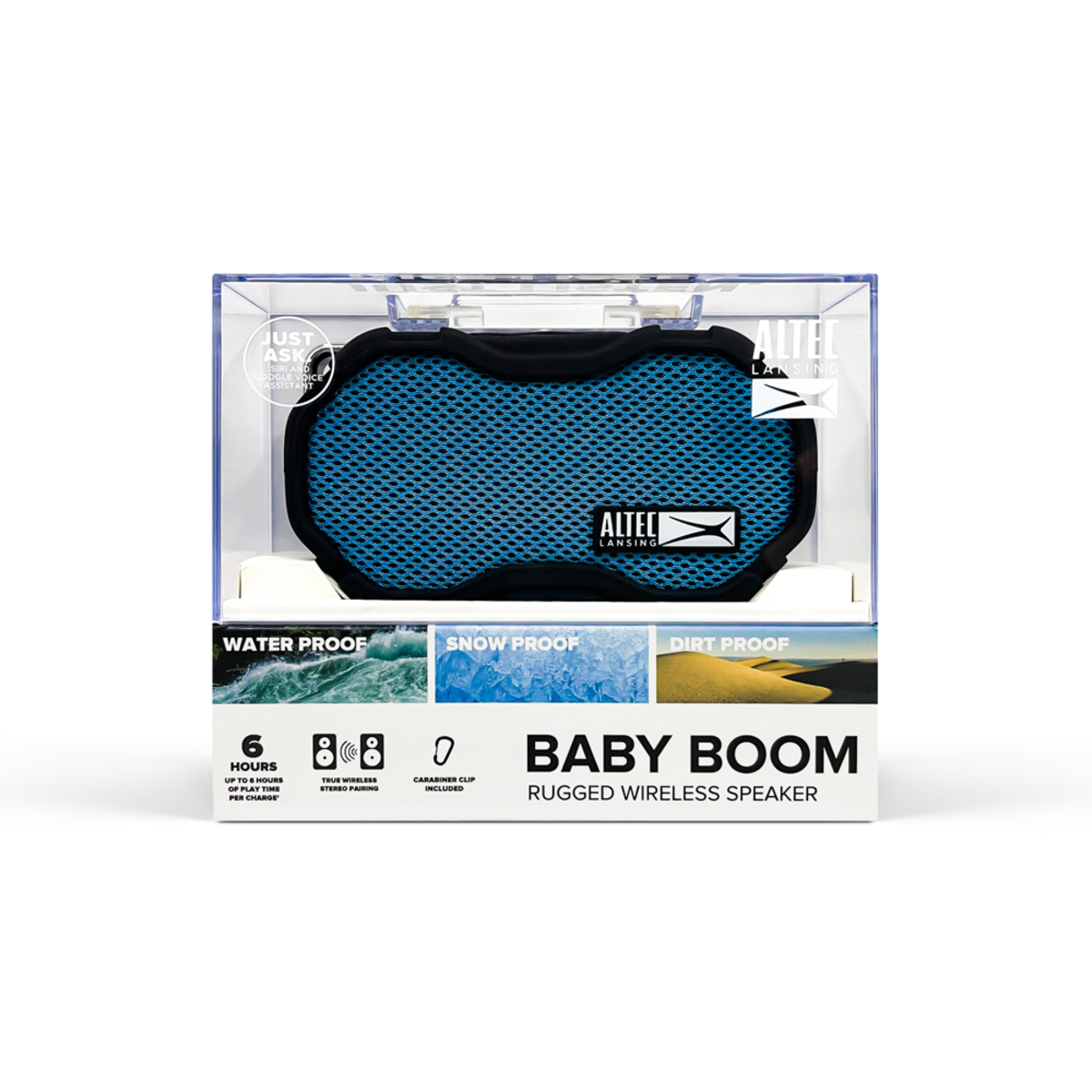 Altec Lansing Baby Boom Bluetooth Speaker W269N Blue