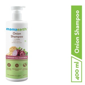 Mamaearth Onion Shampoo with Onion Oil and Plant Keratin 400 ml