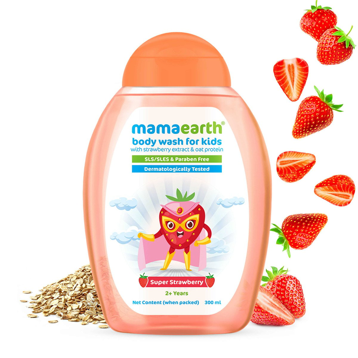 Mamaearth Super Strawberry Body Wash For Kids 300 ml