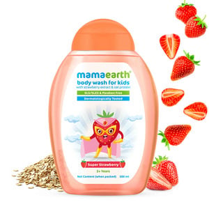 Mamaearth  Super Strawberry Body Wash For Kids 300ml