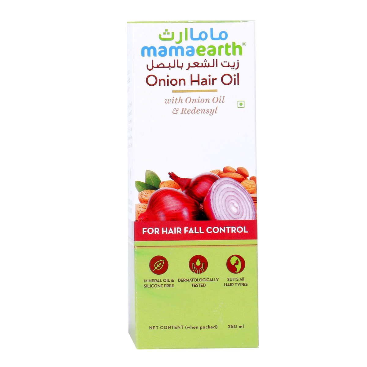 Mamaearth Onion Hair Oil for Hair Regrowth & Hair Fall Control 250ml