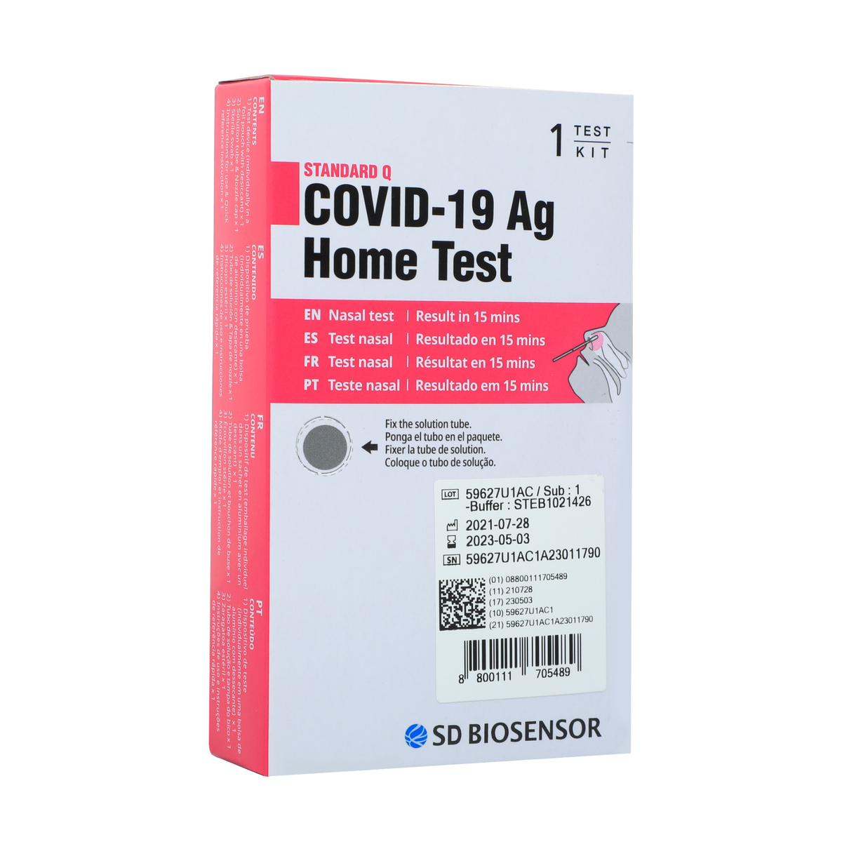 SD Biosensor Antigen Home Test Kit 1pkt