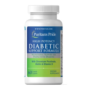 Puritan's Pride High Potency Diabetic Support Formula 60pcs