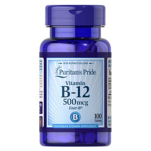 Puritan's Pride Vitamin B-12 500mcg 100pcs