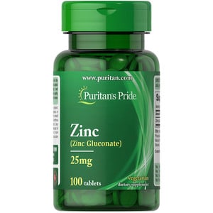 Puritan's Pride Zinc Gluconate 25mg 100pcs