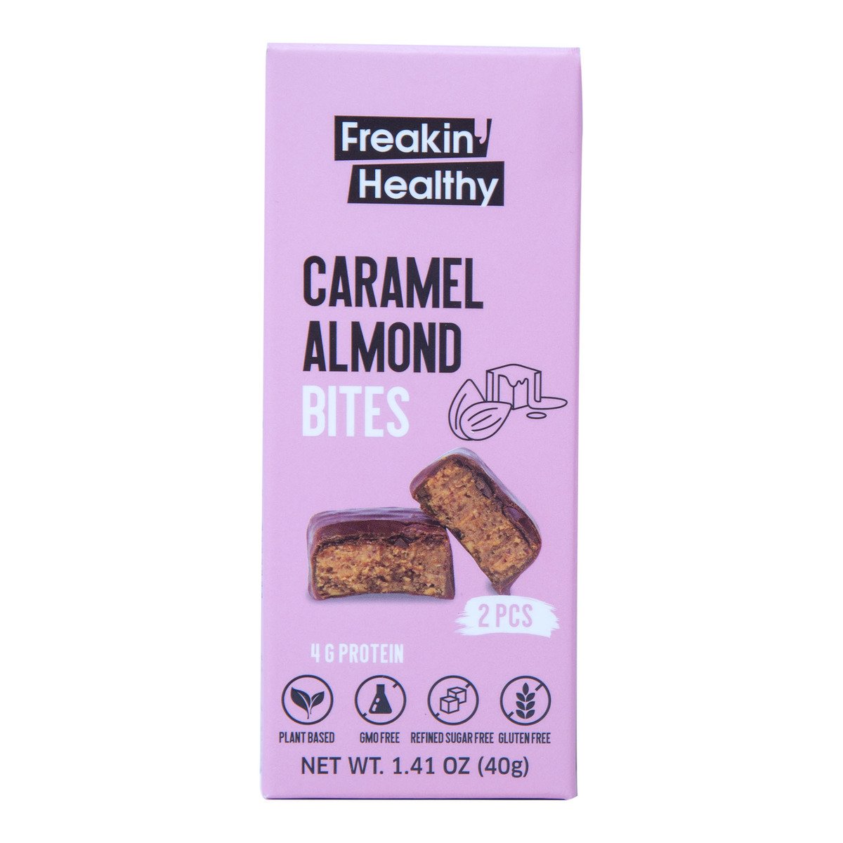 Freakin Healthy Caramel Almond Bites 40 g