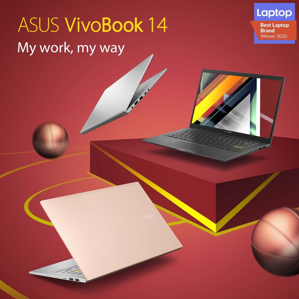 Asus Vivobook S M413ua Eb043t Slim Laptop Ryzen 5 5500u 8gb Ram
