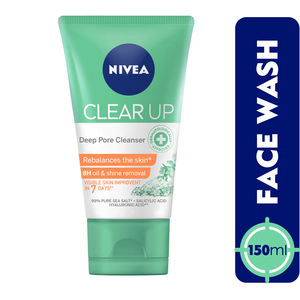 Nivea Facewash Clear Up Deep Pore Cleanser 150ml